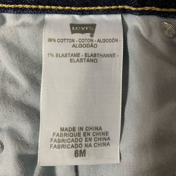 Ladies Levi’s Mid-rise Skinny 6M - Picture 7 of 7